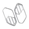 1 Pair Of Front Fog Lamp Cover Frame Decorative Strip Patches For Ford Escape For Kuga 2017-2019 Fog Lamp Cover Decoration Parts
