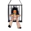 Halloween Horror Decoration: Electric Glow And Sound For Hanging Ghosts In Prison, Scary Prisoner Cages, Skeleton Hanging Ghosts