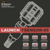 LAUNCH X431 TSENSOR-05 Универсальный датчик TPMS 315 МГц/433 МГц Двойная частота Регулируемый угол Резиновый клапан Монитор давления в шинах