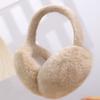 Folding Winter Earmuffs Solid Color Earflap Cute Plush Ear Warmer  Women