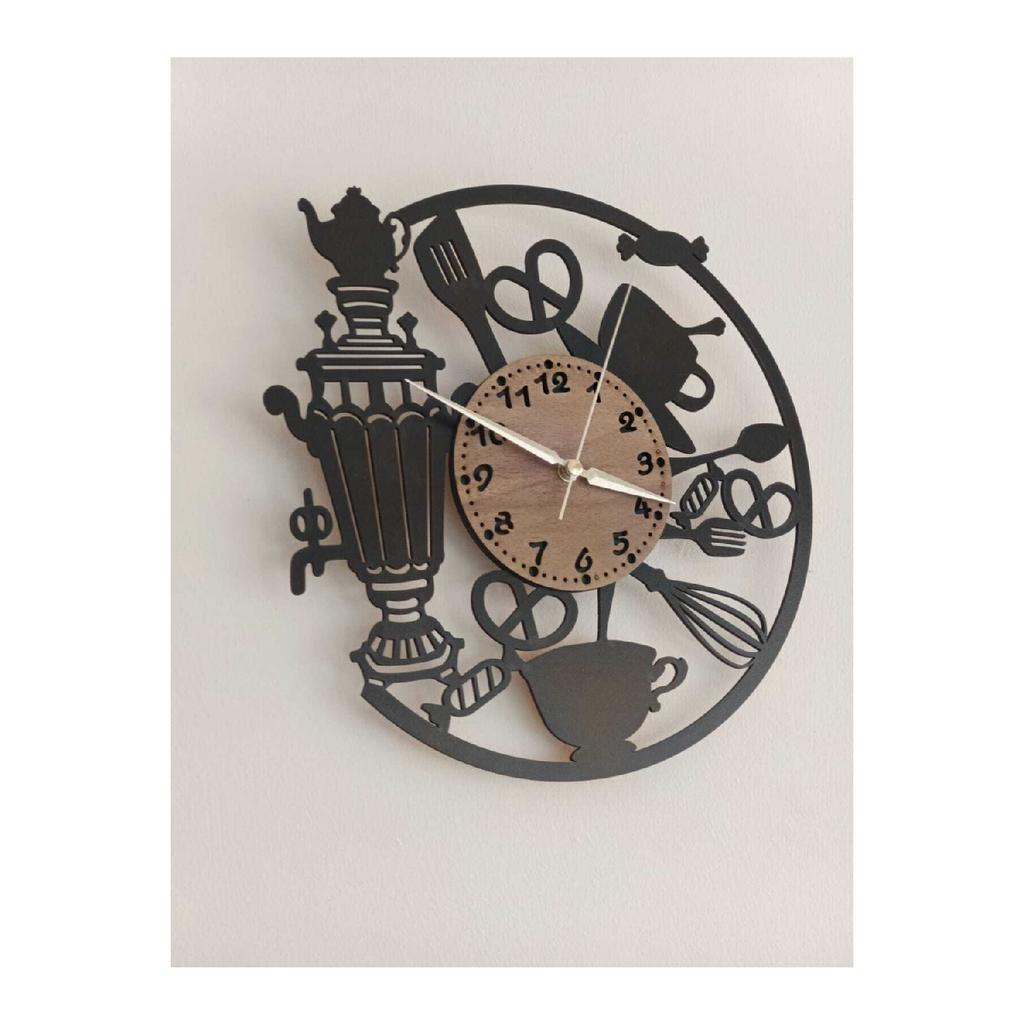 M-ra Lazer Kitchen Cafe Wall Clock - 40x40 Cm