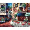 5D DIY Diamond Painting Coffee Shop Embroidery Mosaic Cross Stitch Rhinestone Decoration