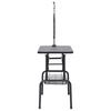 Adjustable Dog Grooming Table with 1 Loop and Storage Basket