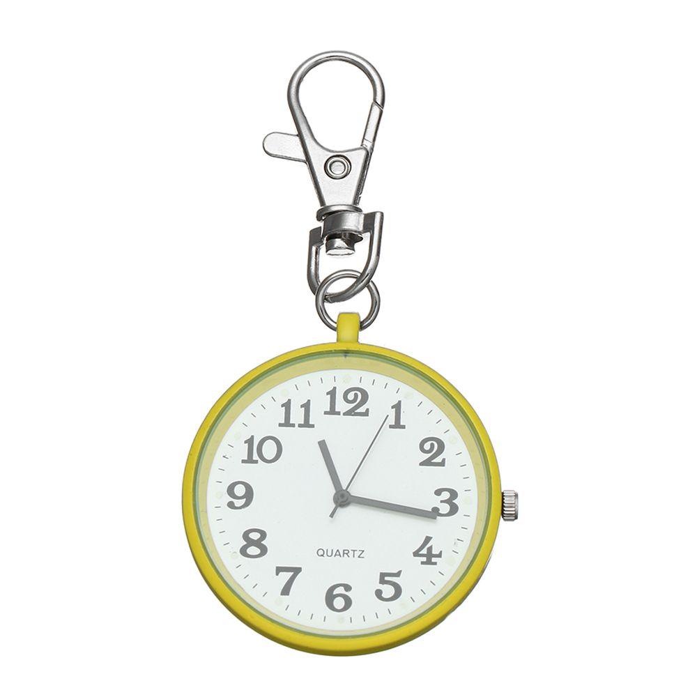 Часы портативные медсестра часы женские ультратонкие открытый циферблат кварцевые карманные часы ключ пряжка минималистский