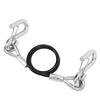 Trailer Safety Cable 27.6 Inch S Hook Spring Safety Rope RV 3500lbs Weight Capacity Safety Towing Cable