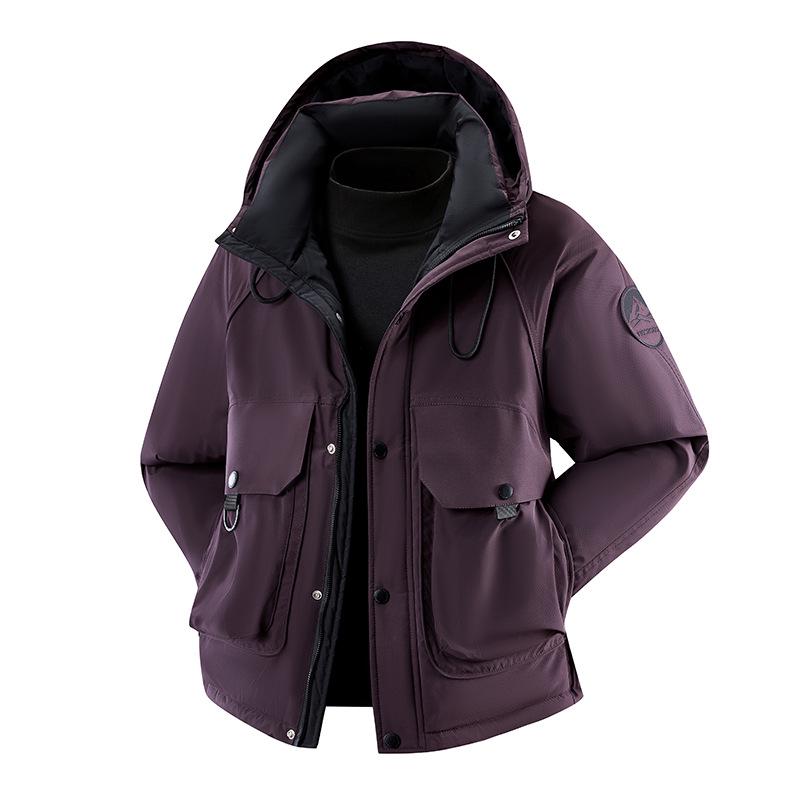 Ски-куртка с капюшоном и 50% пуха - Модная, Business Casual и Теплая для улицы