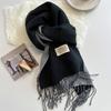 Luxury 2 Colours Cashmere Scarf Women Autumn Winter Shawl Pashmina Handkerchief Lady Pareo Soft Outdoor Windproof Travel Bufanda
