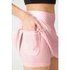 White 2 Layer Tennis Skirt - Shorts Skirt - Sports Skirt Tennis Skirt