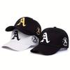 Fashion Gothic Letter A Embroidery Hat Adjustable Outdoor Cotton Baseball Cap Golf Caps Trucker Hats