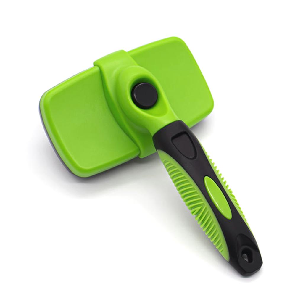 Самоочищающаяся пуходерка для кошек, антикоррозийная расческа для ухода за питомцами для удаления колтунов