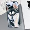 Чехол с рисунком щенка хаски для Xiaomi Redmi Note 14 Pro 10 11 12 13 15 Pro Чехол для Redmi 15 13C 12C 10C 14C 15C