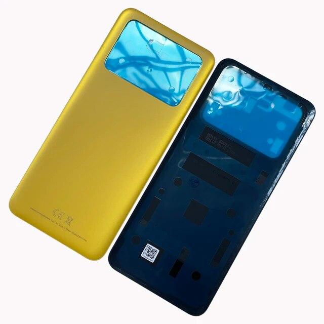 Для Xiaomi POCO M4 Pro 4G задняя крышка батарейного отсека задняя дверь корпус Mi POCO M4Pro крышка запасные части для ремонта