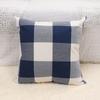 Sofa Pillow Plaid Nordic Office Pillow Bed Backrest Car Waist Pillow Cover