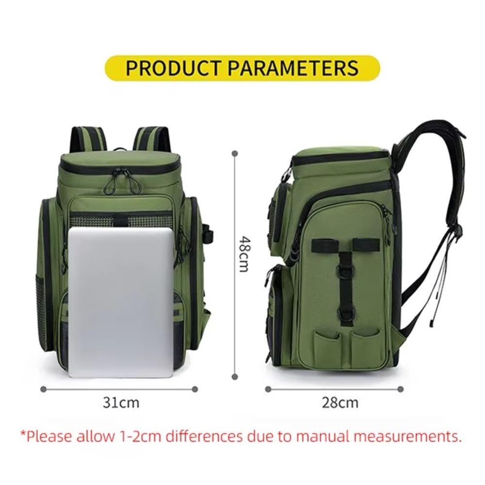Waterproof Fishing Backpack Bag Nylon Outdoor Shoulder Bag Fishing Tackle Storage Bag  Camping