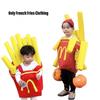 Mcdonalds Outfit Fries Boys Girls Kindergarten Parties Costume Christmas Kids