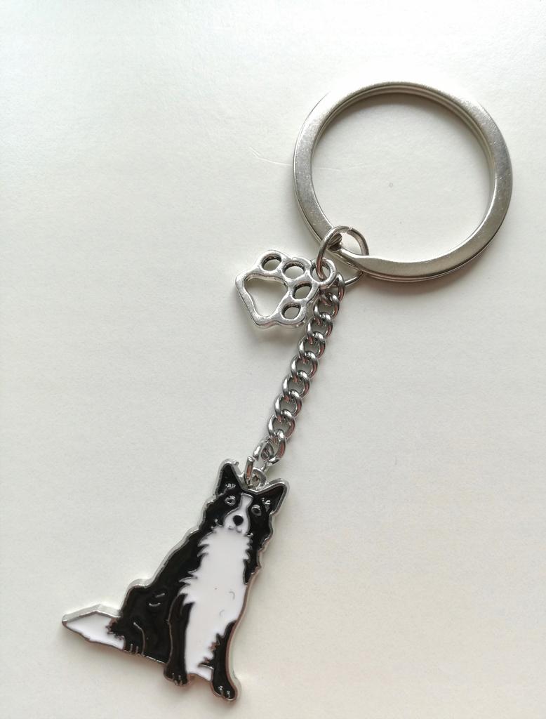 Breloczek brelok do kluczy pies border collie