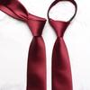 Men'S Polyester Yarn-Dyed Casual Tie, Wedding Groom'S Formal Tie 7.5Cm Tie Men'S