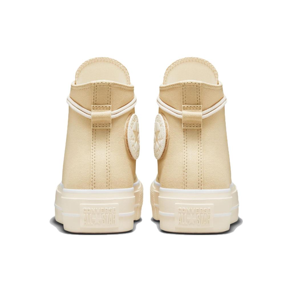 Converse Кеды женские Chuck Taylor All Star Lift Platform Canvas High Овсяное молоко Коричневые A06092C
