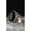 Мужское кольцо нового сезона из стерлингового серебра 925 пробы с натуральным ониксом