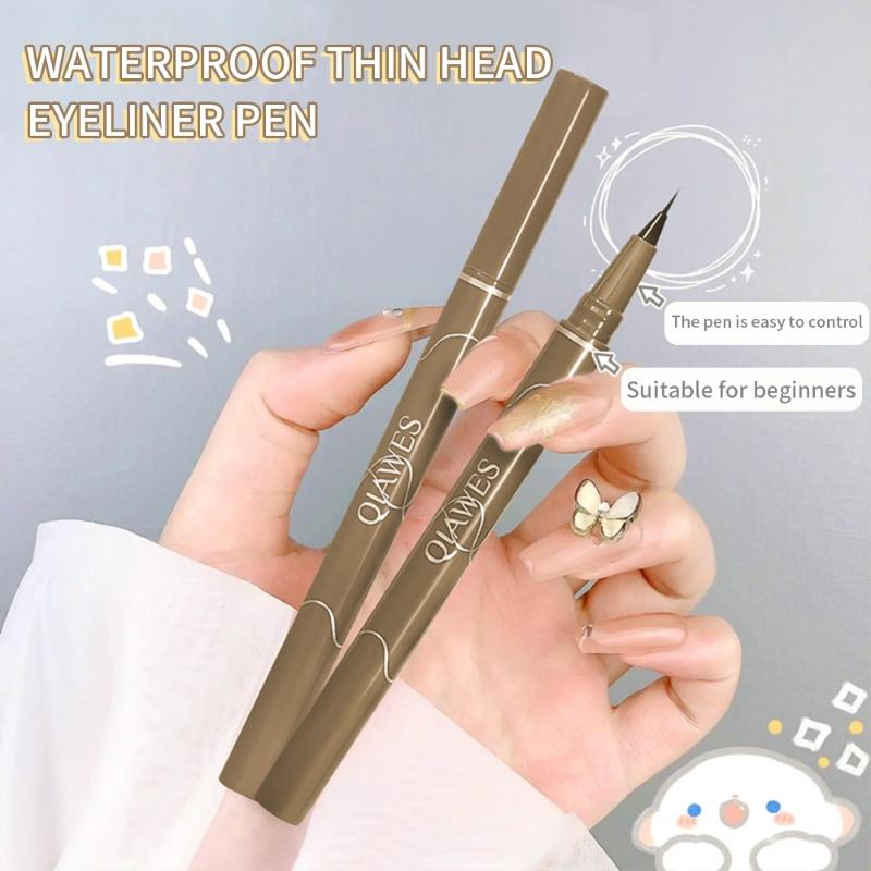 Matte Liquid Eyeliner Pen 4 Colors Ultra-fine Head Waterproof Lasting Lying Silkworm Lower Eyelash Eye Liner Quick Dry Makeup