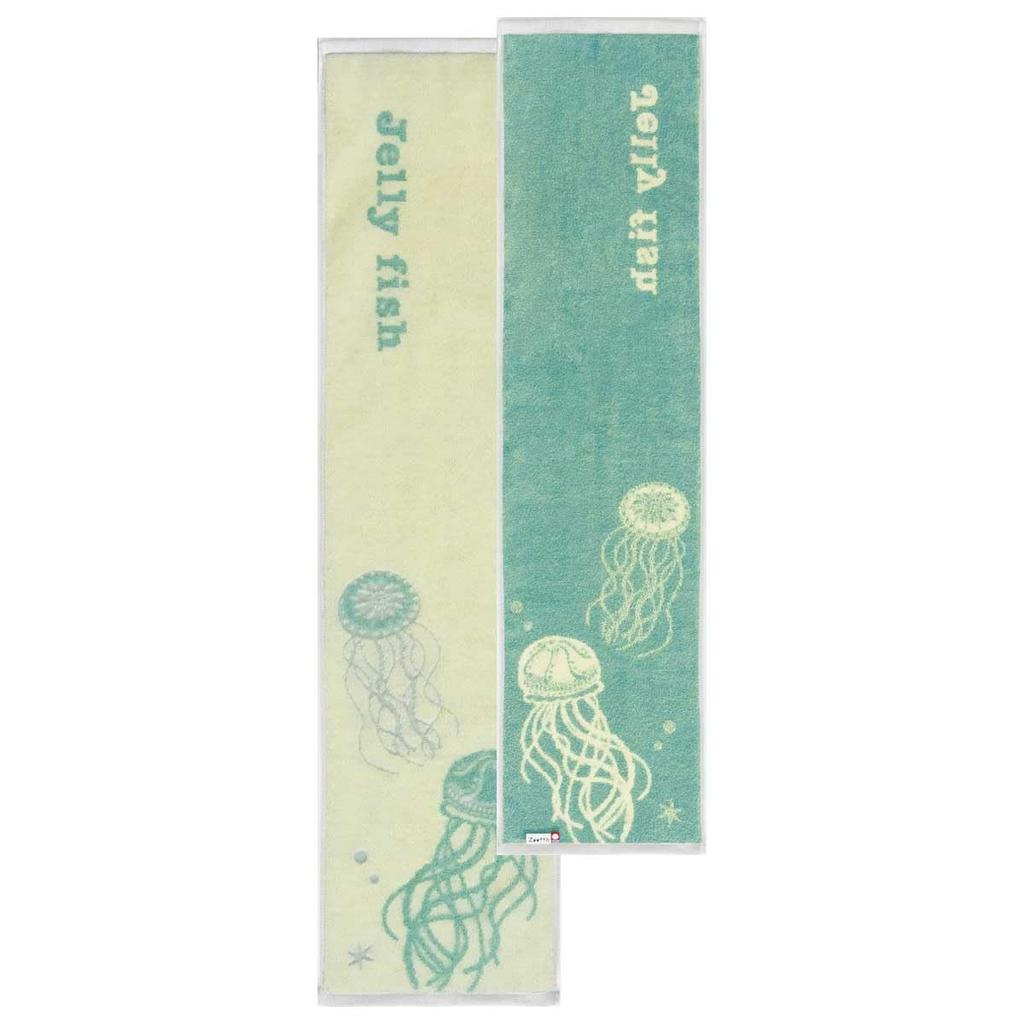 Прерийная собачка Zootto Жаккардовое тонкое полотенце Медуза ZST-1508