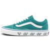 Old Skool Series Turtle Print Retro Low-Top Skate Shoes Unisex Sneakers Light-Green VN0A3WKT4RT