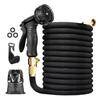 3x Телескопический садовый шланг для воды с 10-функциональным пистолетом-распылителем высокого давления для полива и мойки автомобиля