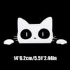Car Stickers Peeking Cat Styling Decals PET Decoration Stickers Car Motorcycle Scooter Cute Sticker Window Glass Decals