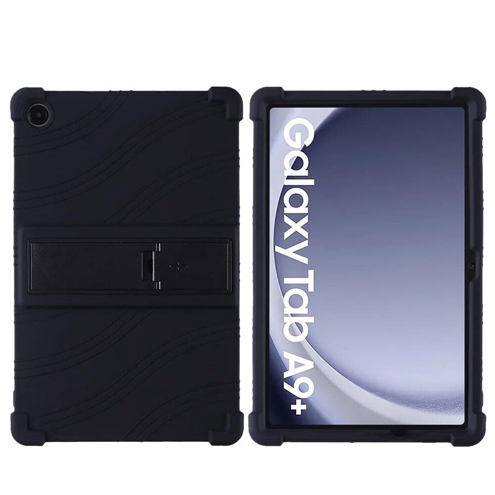 Мягкий чехол для Samsung Galaxy Tab A9 Plus, чехол для планшета 11 дюймов SM-X210 X216 X215 X218, силиконовая подставка, защитная оболочка