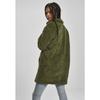 Parka femme - Urban Classic - Oversized - Couleur olive - Style workwear - Col en fourrure teddy