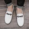 New Spring Men's Shoes Doudou Shoes Men's Viral Trends One Pedal Breathable Soft-soled Loafers Casual Shoes