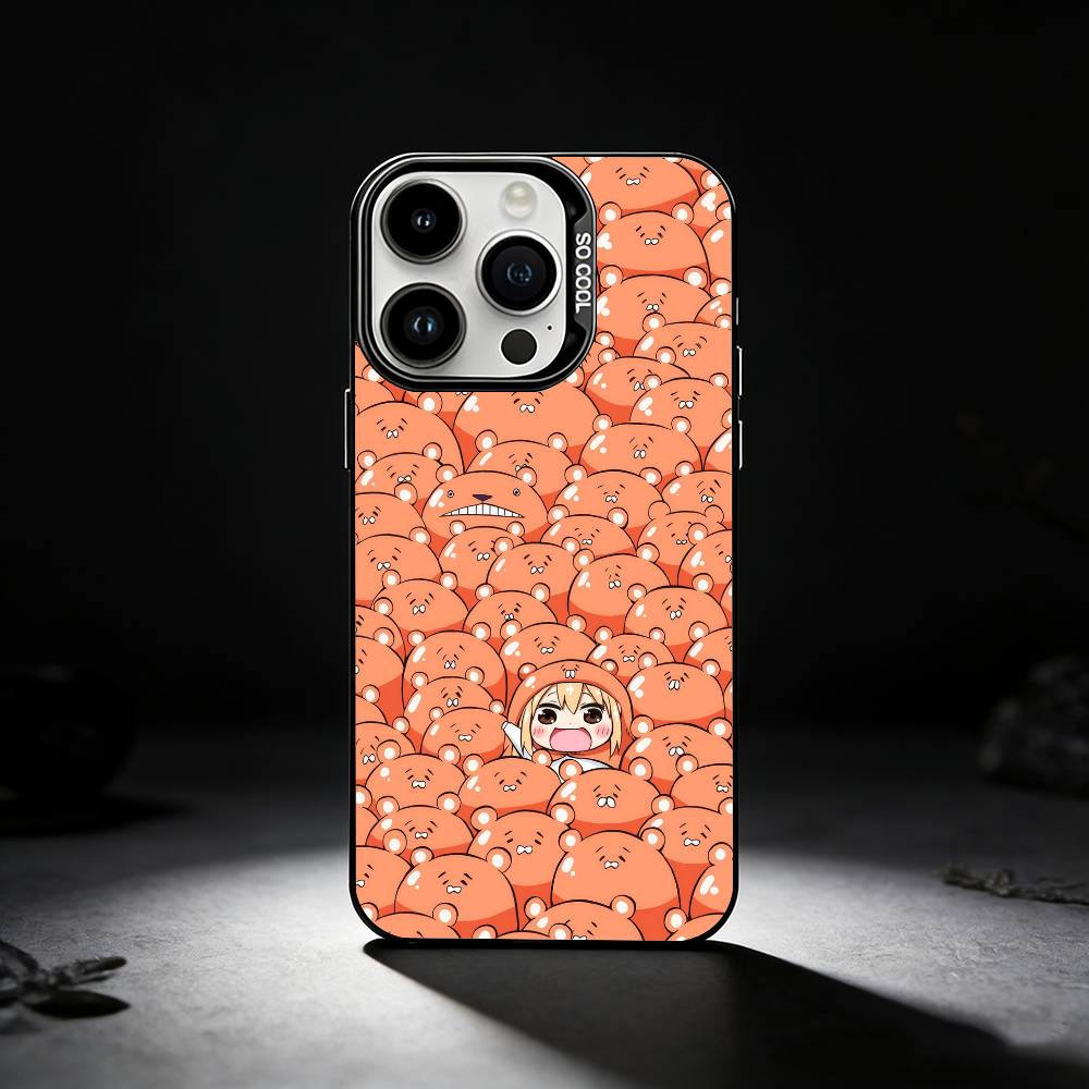 Аниме Дома У-Умару Чехол для телефона для iPhone 17,16,15,14,13,12,11 Plus,Pro Max,XS,Цветной серебристый чехол для телефона