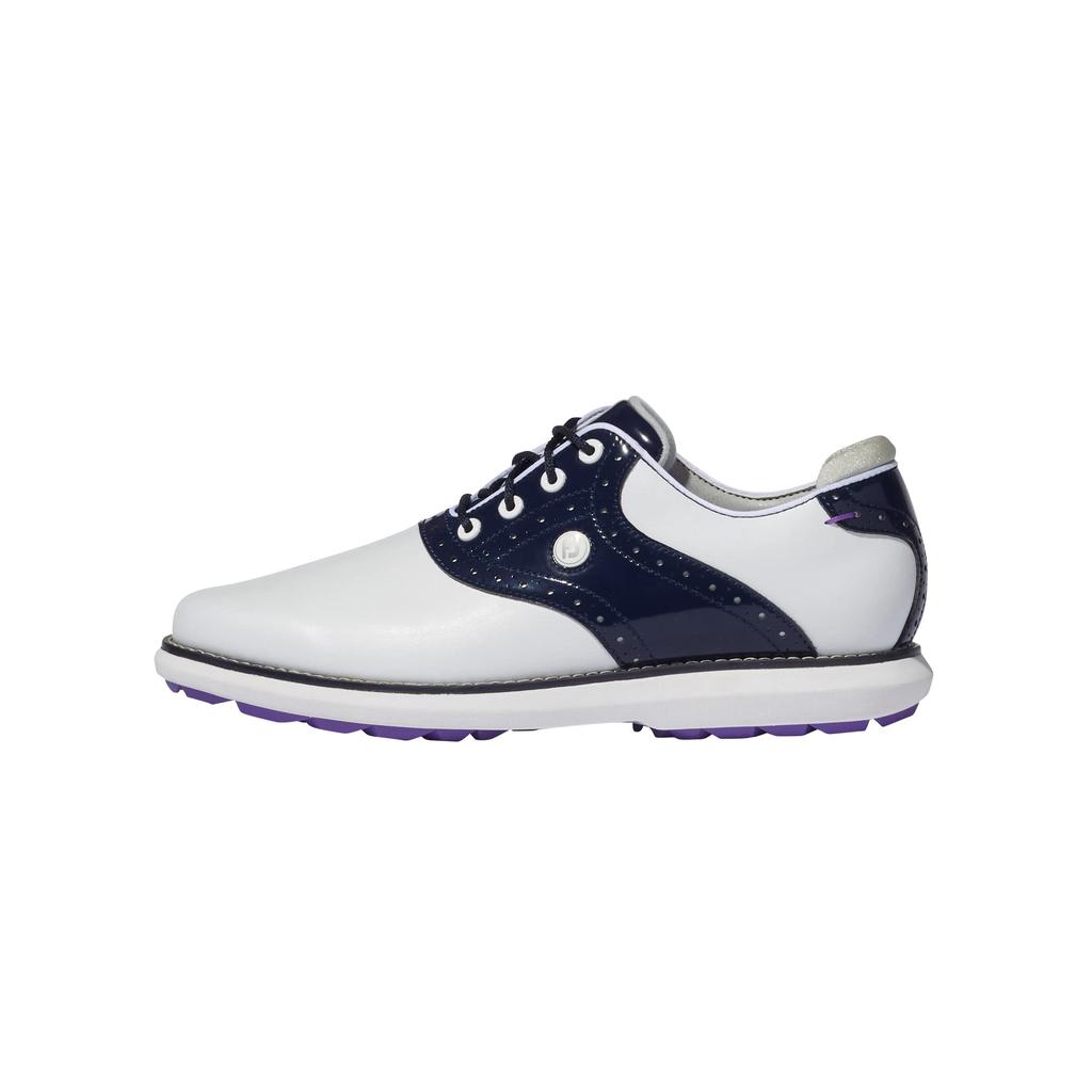 Golf Shoes FJ Traditions Spikeless Cm 3E [Footjoy] White/Navy 25.0