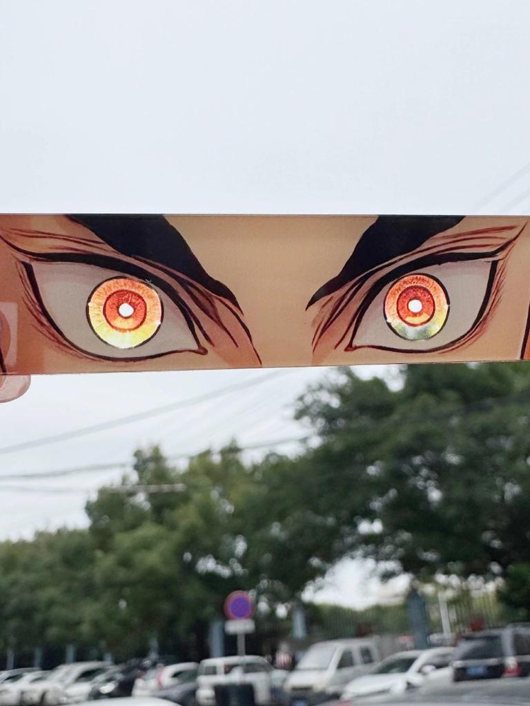 Брелок-подвеска Аниме Клинок, рассекающий демонов Kimetsu No Yaiba Камадо Тандзиро Двусторонний HD Подвеска для сумки Подарок для фанатов Реквизит для косплея Ювелирный подарок