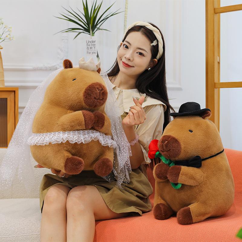 Популярная плюшевая игрушка капибара милая кукла капибара кукла детский подарок на день рождения