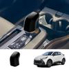 Для Toyota CHR C-HR 2024 2025 ABS Хромированное углеродное волокно Рамка панели переключения передач автомобиля Чехол на ручку переключения передач Накладка на головку Салонные аксессуары
