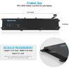 Аккумулятор 6GTPY для Dell XPS 15 9560 9570 9550 7590 P56F001 Precision 5510 5520 5530 5540 M5520 M5510 Замена Vostro 7500 7590