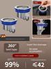 Deodorizing Filter Floor Drain Core Heart Toilet Sewer Mouth Anti-Odor Appliance Insect-Proof Anti-Odor Inner Core Sealing Plug Neutral