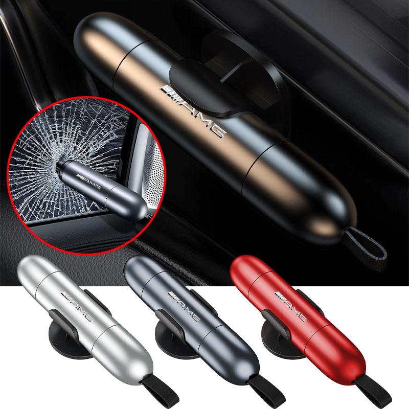 JYY1 Car Safety Hammer Mini Car Window Glass Breaker Caps For Mercedes Benz C200 C230 C240 C250 C280 C300 C320 C350 C400 W168 W169