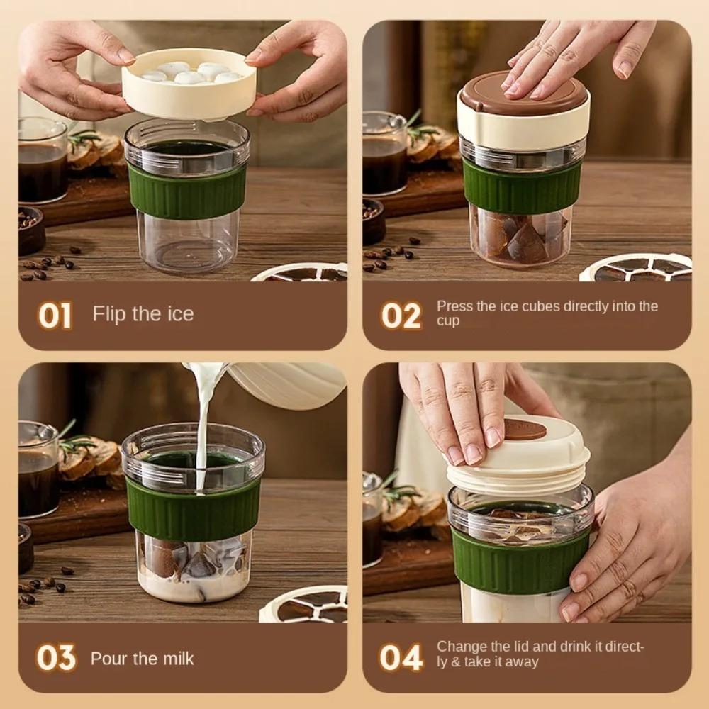 Чайник для заваривания чая, термостакан для холодного кофе с герметичной крышкой, для посудомоечной машины, летний стакан для холодных напитков