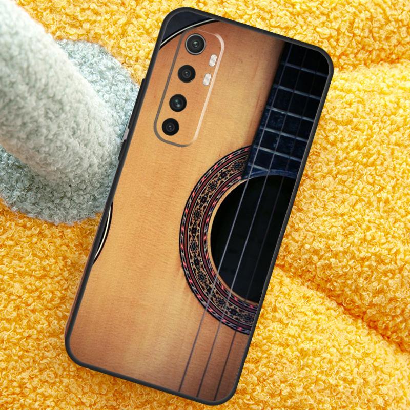 Классический деревянный чехол для гитары для Xiaomi 13T 14T 15T 14 15 Ultra 17 Pro Max Чехол для POCO F8 F7 X7 Pro F5 F6 X5 X6