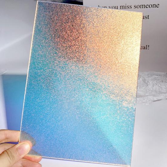 Yousheng Nail Display Board Aurora Effect Art Practice Акриловая высококачественная красочная демонстрационная доска для дизайна ногтей Инструменты для маникюра