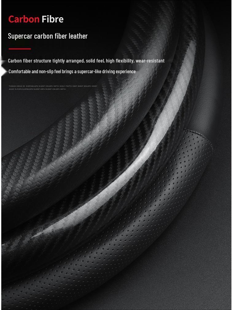 Buick Genuine Leather Steering Wheel Cover for Excelle, Regal, LaCrosse, Envision S, Velite 6, and Verano