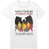 Wu Tang Clan 100% Хлопок Футболка Мужская Футболки Топ Forever Tour 97 Логотип Группы новая Официальная Мужская Белая