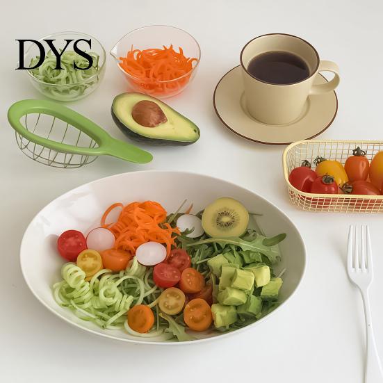 Easy Avocado Peeler Multifunctional Slicer, Quick Pitter Cutter Tool for Kiwi, 3 Kitchen Gadget in 1 Fruit Slicer Divider, Guacamole Prep