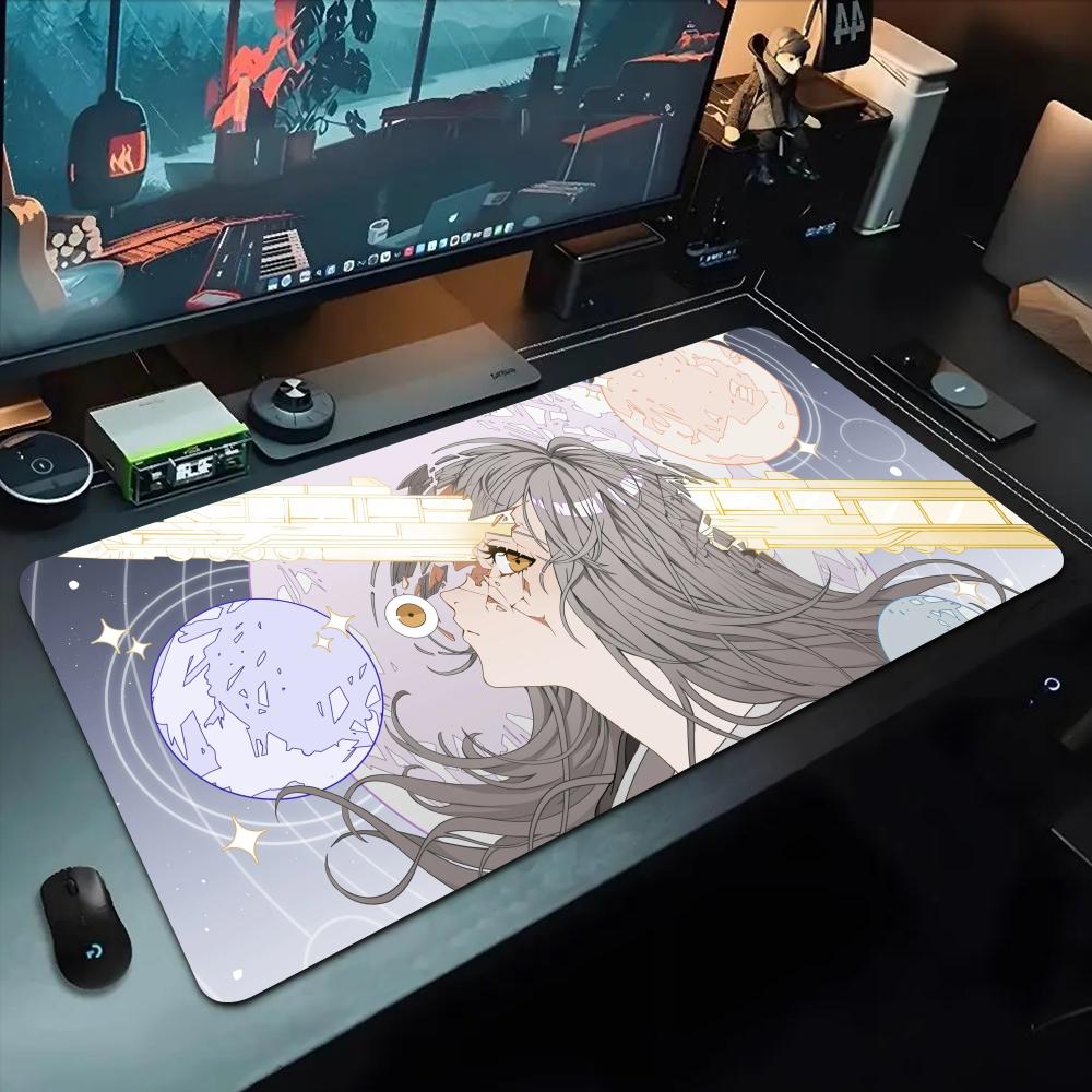 Stelle hsr Коврик для мыши 500X1000 мм Большой игровой коврик для мыши Геймерский XL Резиновый Отаку Коврик для клавиатуры Настольный коврик для ноутбука