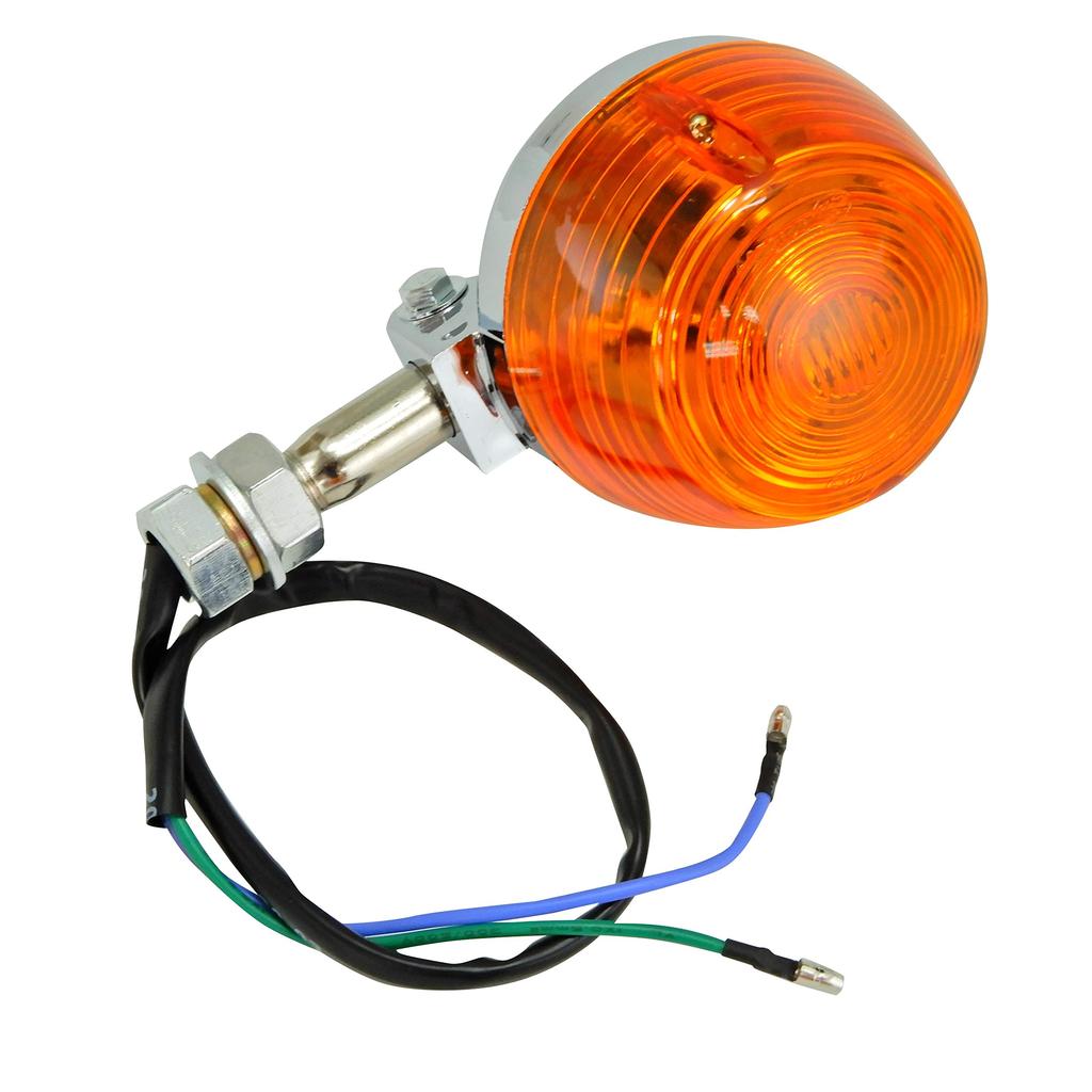 Ager CB Type Hawk Turn Signal Short Stay with Valve Orange, General Purpose, 4 Pieces