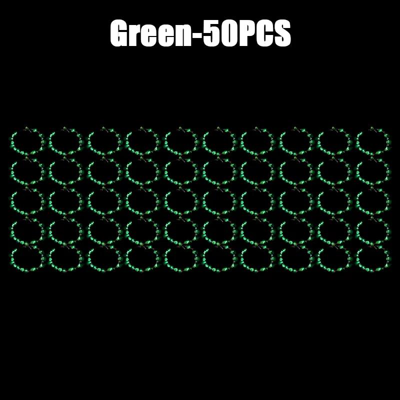 10/60 шт. Светящийся цветочный ободок Светодиодный цветочный венок Светящиеся цветочные венки Короны День рождения Свадьба Рождественское украшение 2024