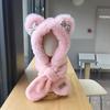 Cozy Fleece-Lined Winter Hat & Scarf with Cute Bow and Ear Protection for Kids