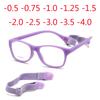 Anti Blue Light Kids Square Glasses Children Boy Girls Computer Prescription 3-10 Years -0.5 -0.75 -1.0 -1.5 -2.0 -3.0 -4.0